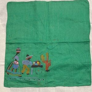 Vintage Mexican Motif Hankie